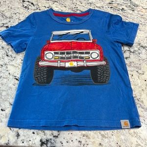 Carhartt Boys' Graphic Short Sleeve Tee T-Shirt - Blue Jeep